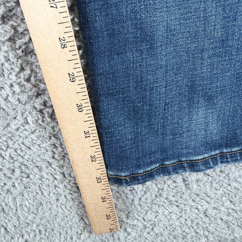 Lee Extreme Motion Jeans Men 36x34 Blue Cotton Denim Straight Slim Faded Stretch - Picture 8 of 10